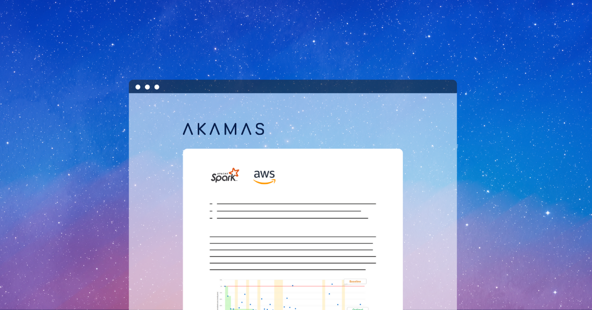Akamas big data optimization insights